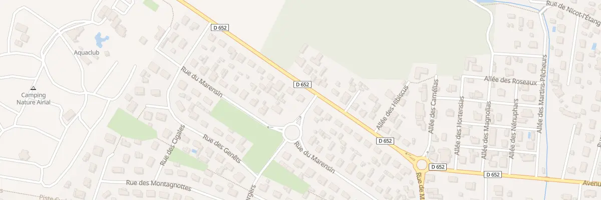 Plan du 41 Av de Port d’Albret à Soustons
