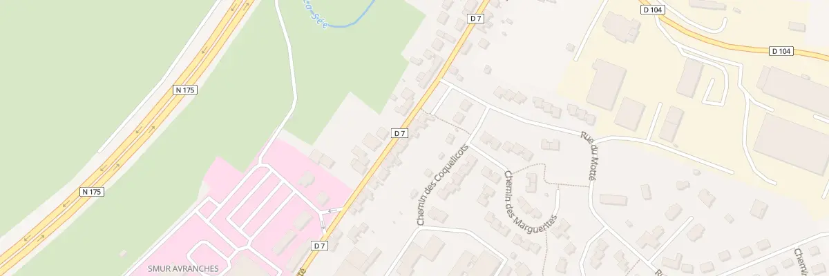 Plan du 94 Rue de la Liberte - Avranches à Avranches