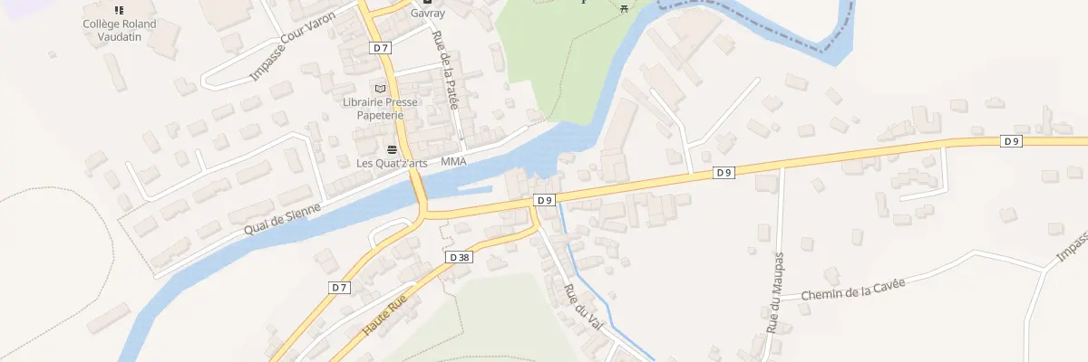 Plan du 3 Rue du Moulin à Gavray-sur-Sienne