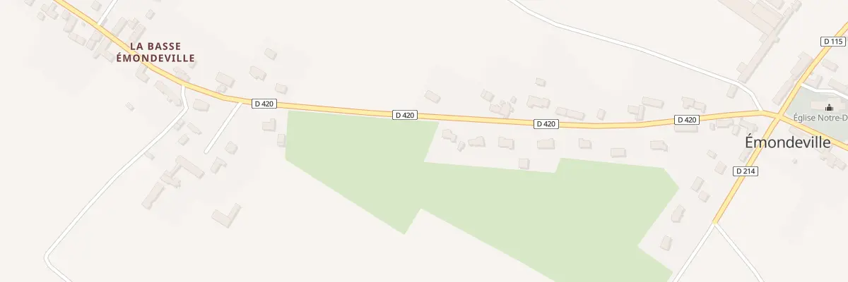 Plan du 2C Hameau de l’Eglise à Émondeville