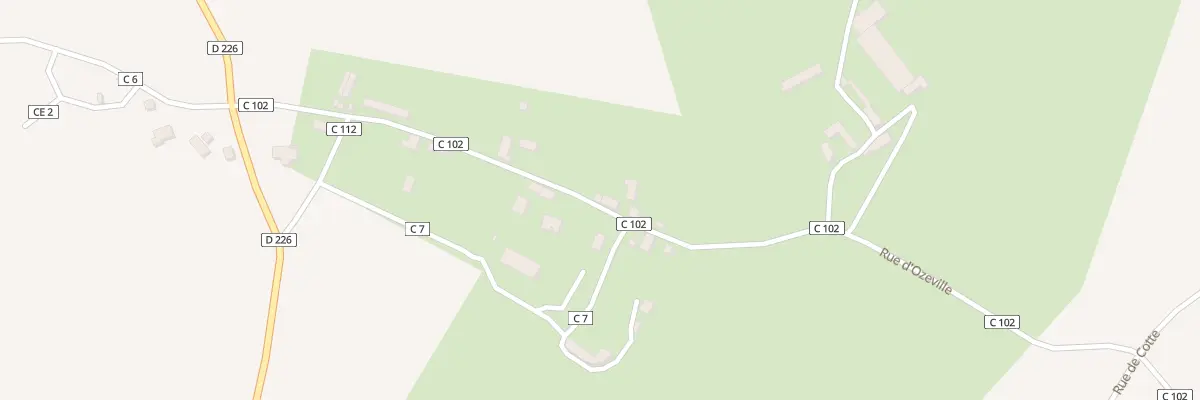 Plan du 28 Rue d’ Ozeville à Tocqueville