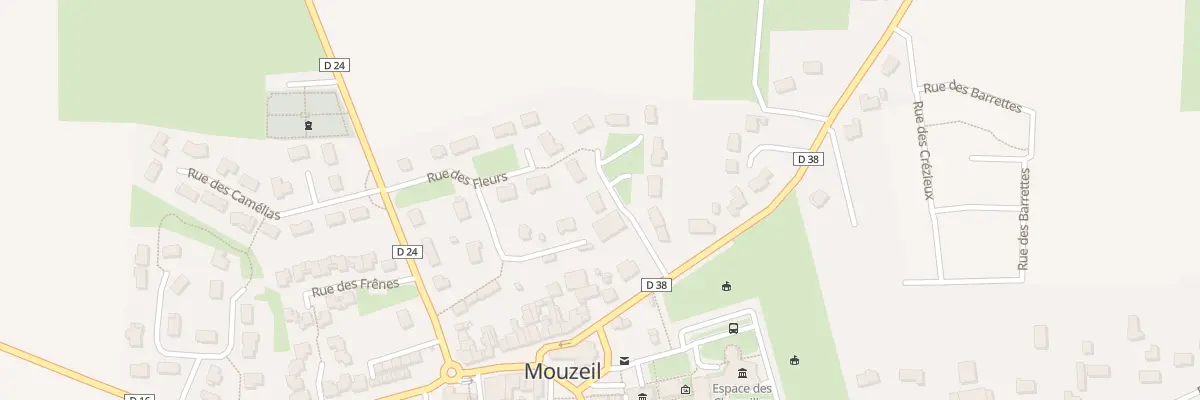 Plan du 1 Imp des Eglantiers à Mouzeil