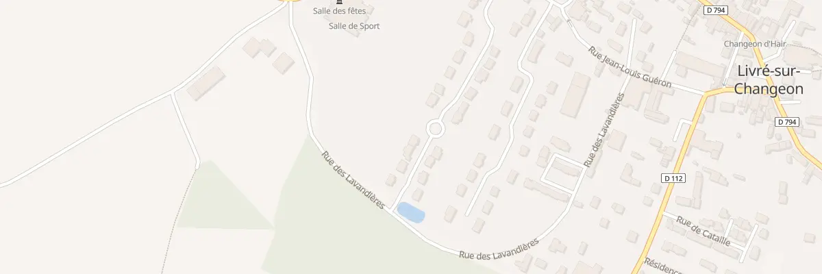 Plan du 20 Rue Jean Berçu à Livré-sur-Changeon