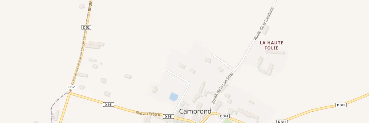 Plan du 9001 Le Bourg à Camprond