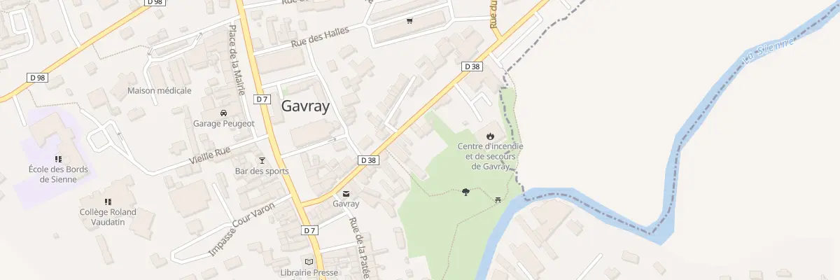 Plan du 32B Rue de la Poterie à Gavray-sur-Sienne