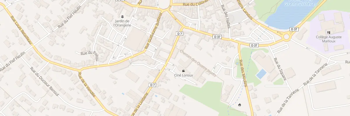 Plan du 14Q Rue de la liotterie au Loroux-Bottereau