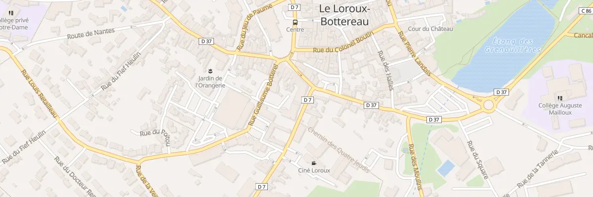 Plan du 3 Rue des remparts au Loroux-Bottereau