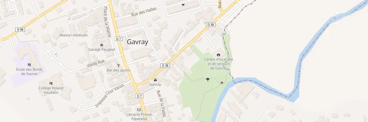 Plan du 32 Rue de la Poterie à Gavray-sur-Sienne