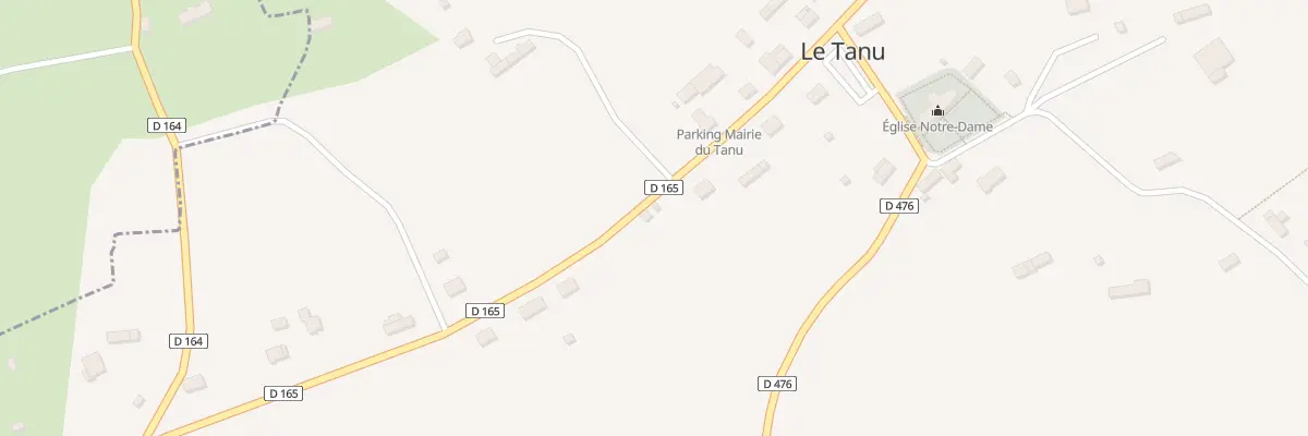 Plan du 5102 Le Bourg du Tanu - Le Tanu au Tanu
