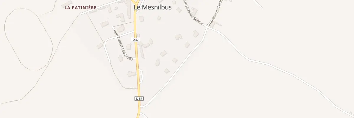 Plan du 3 Lot du Bocage - Le Mesnilbus à Saint-Sauveur-Villages