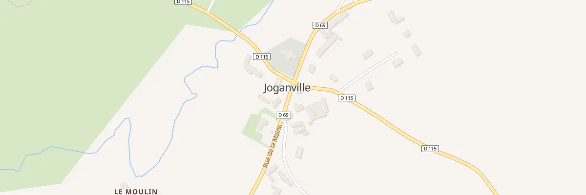 Plan du 1 Rue de la Mairie à Joganville