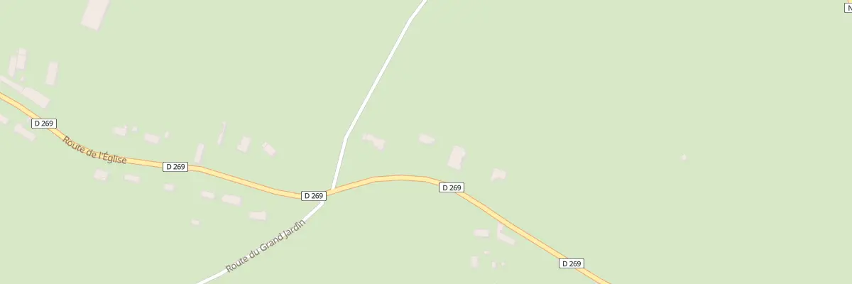 Plan du 35 Rte de l’Église à Fresville