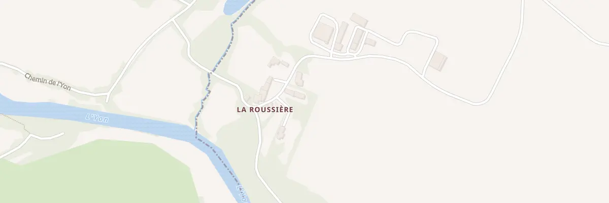Plan du 3 La Roussière au Tablier