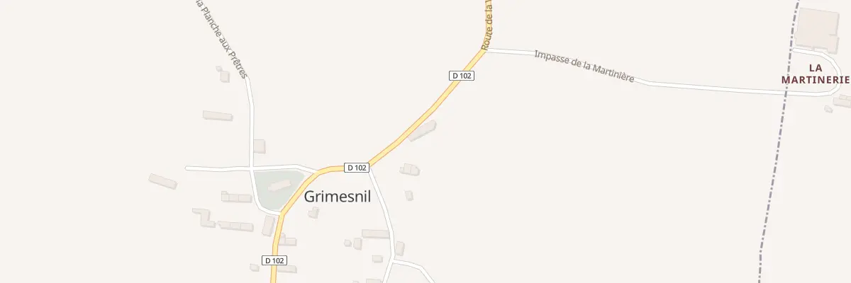 Plan du 18 Rte de la Vanne à Grimesnil