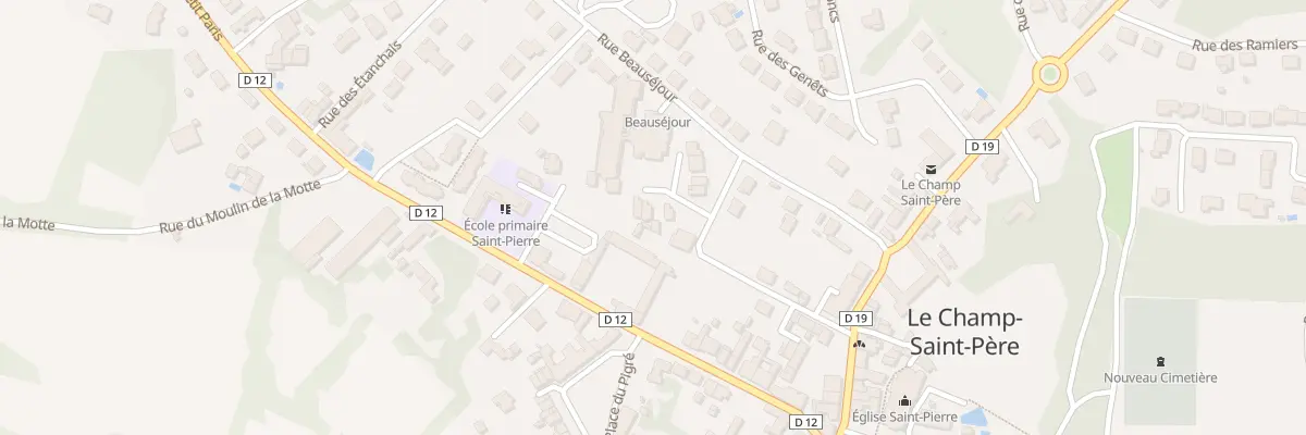 Plan du 3 Imp de la Roseraie au Champ-Saint-Père