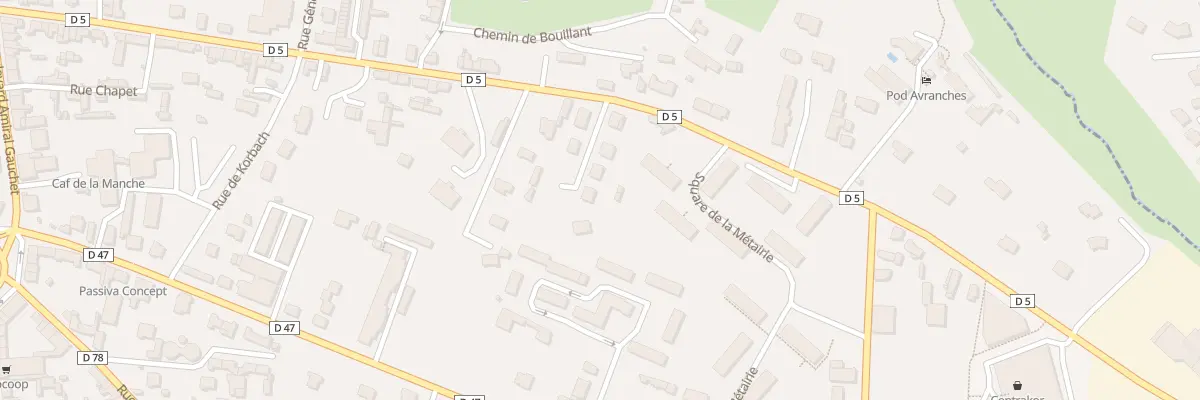 Plan du 7 Rue du Champ Battu - Avranches à Avranches
