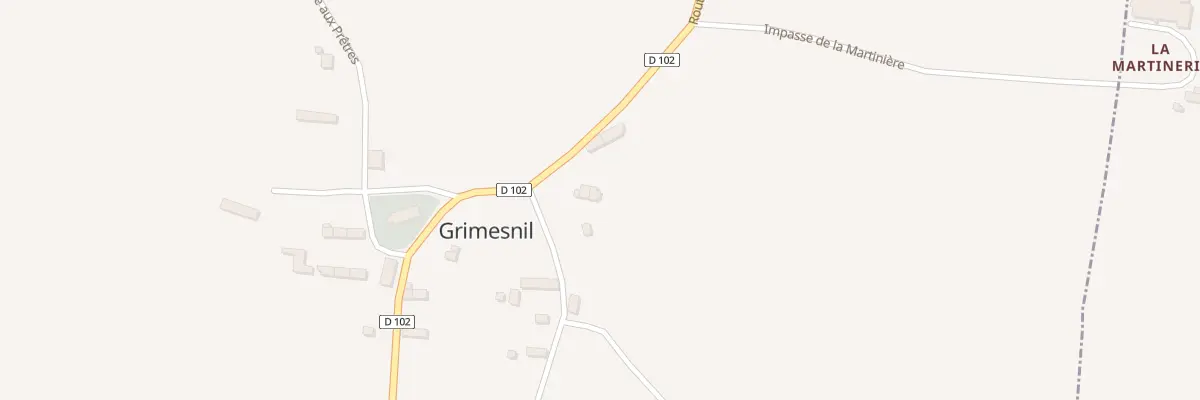 Plan du 12 Rte de la Vanne à Grimesnil