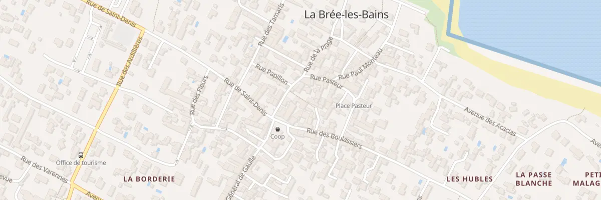 Plan du 2 Rue de la Plage à La Brée-les-Bains
