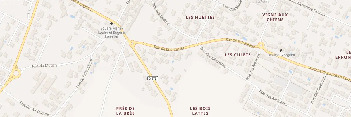 Plan du 28 Rue de la Roulette à La Brée-les-Bains