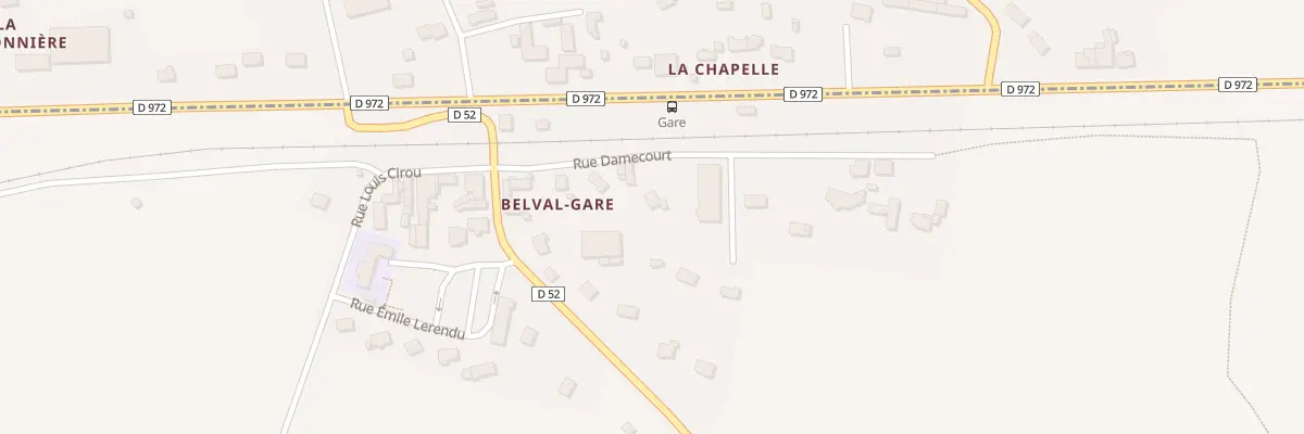 Plan du 6 Rue Damecourt à Belval