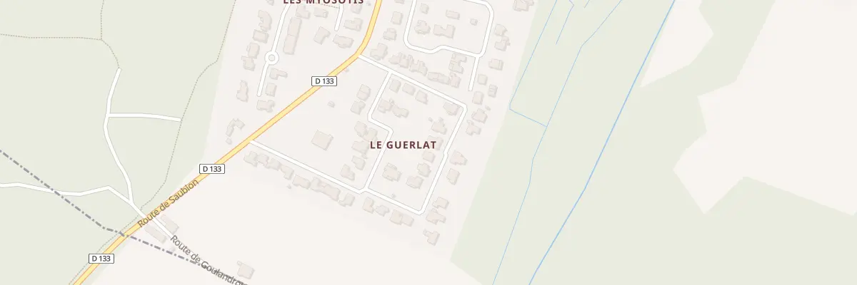 Plan du 14 Rue du Milhoc à Saubion