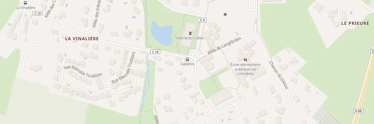 Plan du 60 Rue de Bel Air au Cellier