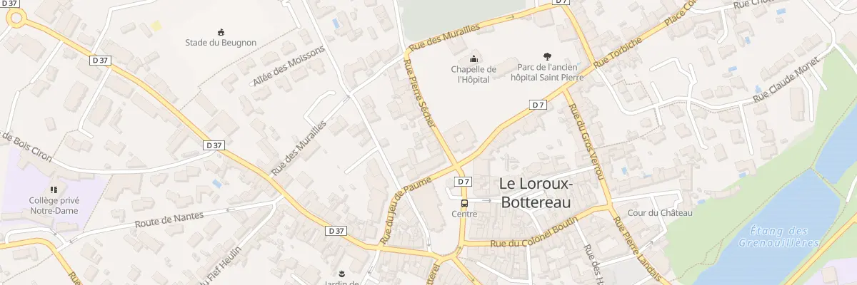 Plan du 8 Rue pierre sécher au Loroux-Bottereau