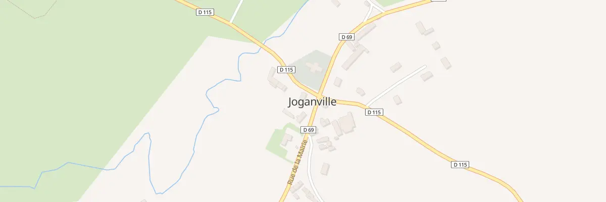 Plan du 2 Rue de la Mairie à Joganville