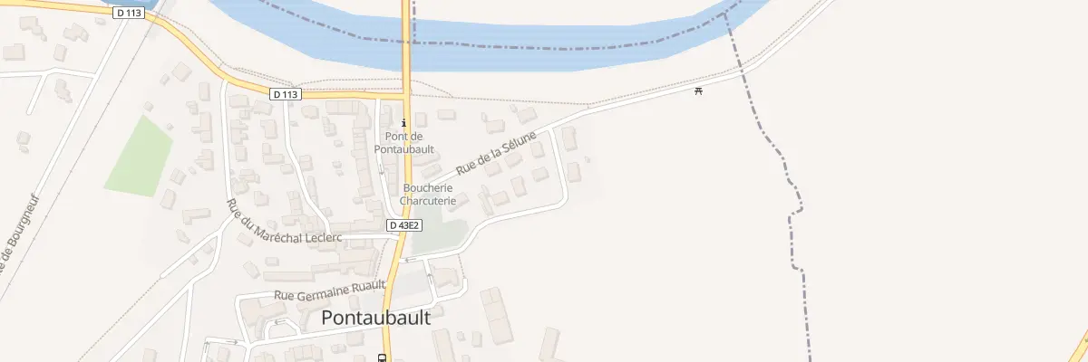 Plan du 8 Rue de la Sélune à Pontaubault