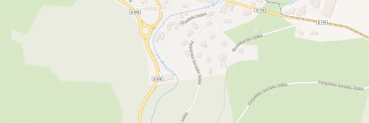 Plan du 7750 Parparoko bordako bidea à Louhossoa