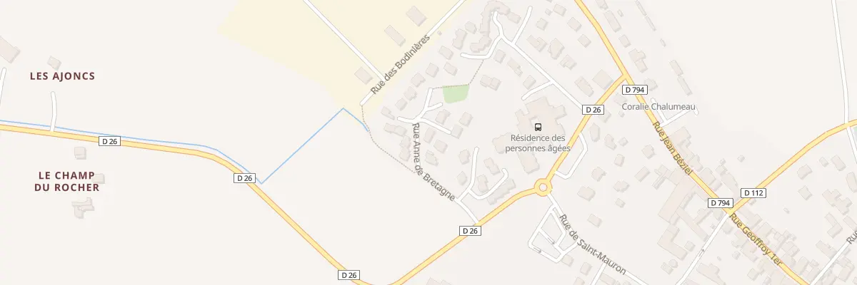Plan du 4 Rue Anne de Bretagne à Livré-sur-Changeon