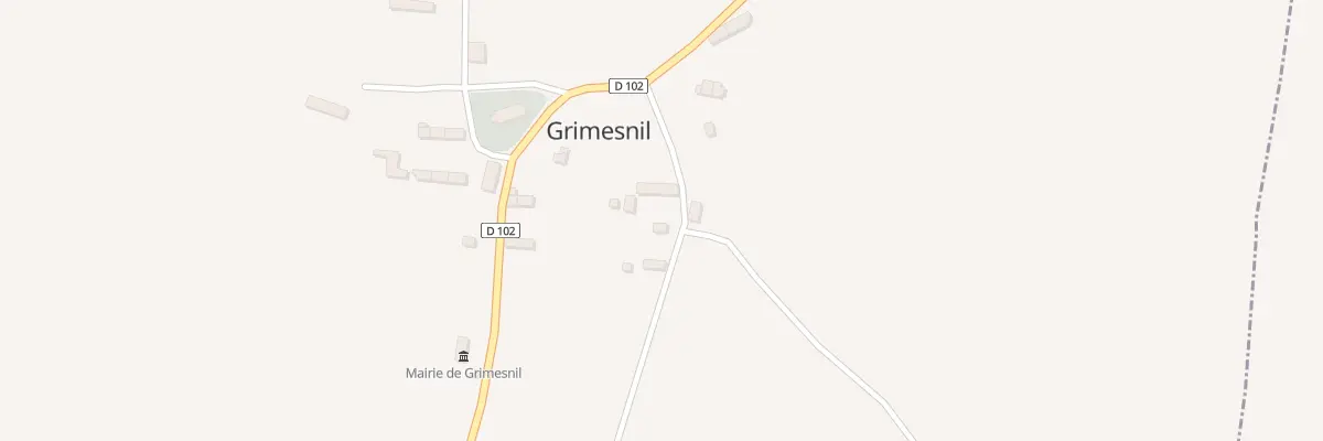 Plan du 14 Rte de la Vanne à Grimesnil