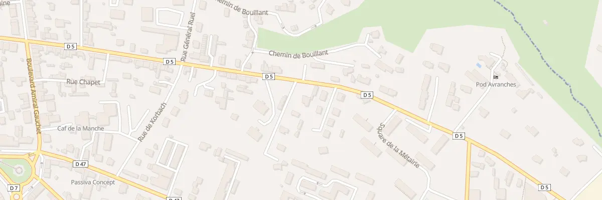 Plan du 66 Rue du Cdt Bindel - Avranches à Avranches