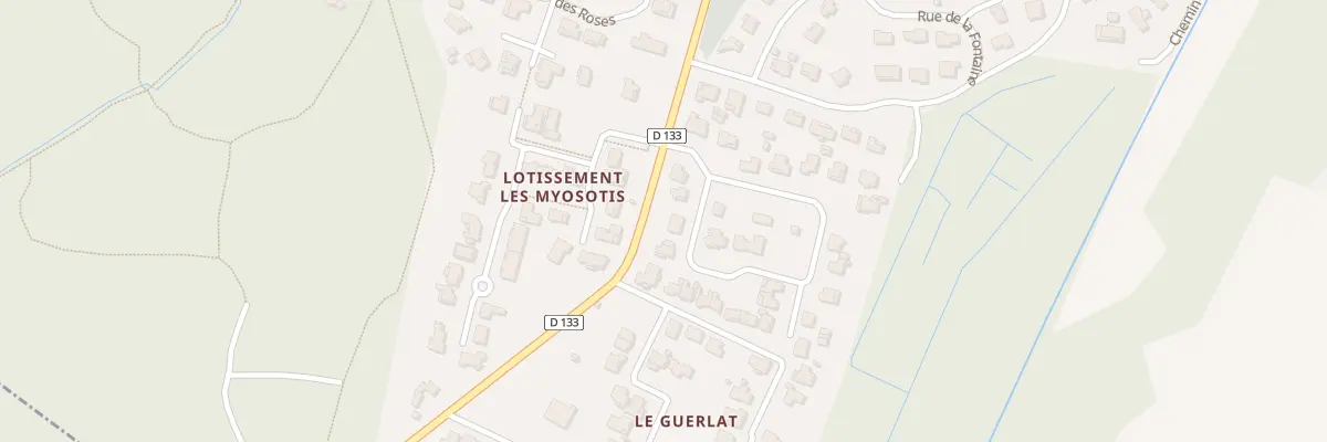 Plan du 49 Rue des Carolins à Saubion