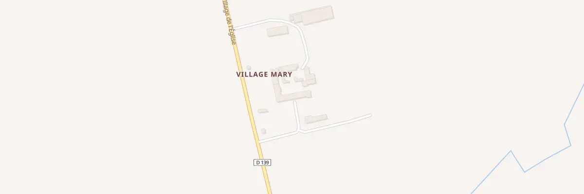 Plan du 1 Village Mary à Saint-Martin-d’Aubigny