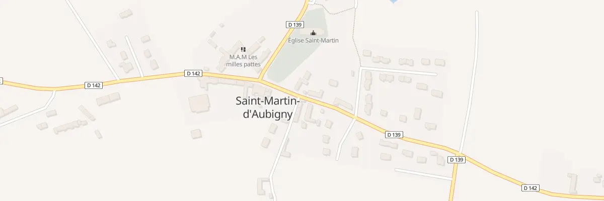 Plan du 4 Rue de Feugères à Saint-Martin-d’Aubigny