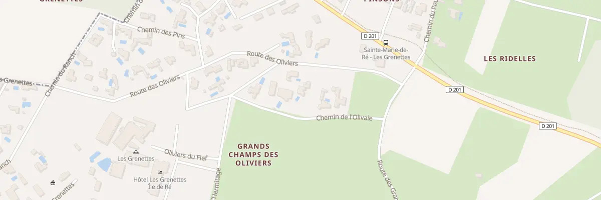 Plan du 13 Rue des Oliviers à Sainte-Marie-de-Ré