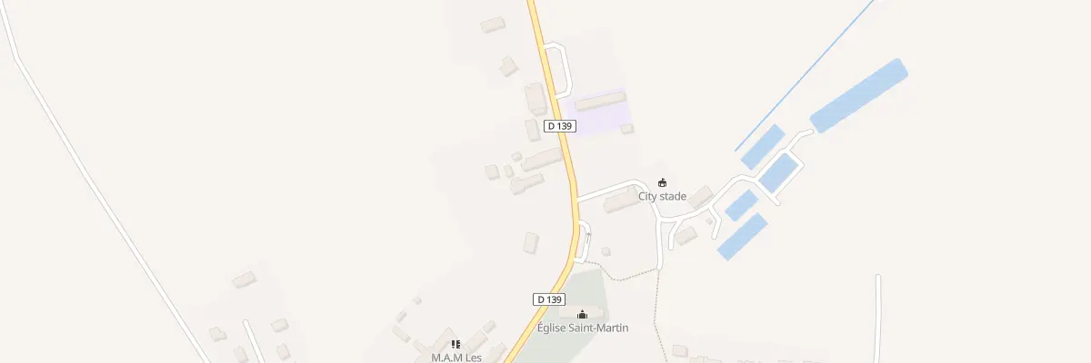Plan du 12 Village de l’Eglise à Saint-Martin-d’Aubigny