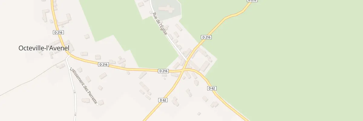 Plan du 1 Rue de l’Eglise à Octeville-l’Avenel