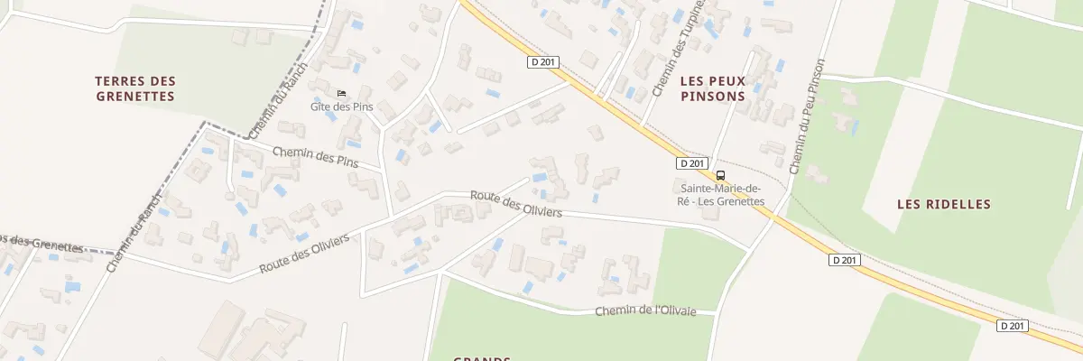 Plan du 28 Rue des Oliviers à Sainte-Marie-de-Ré