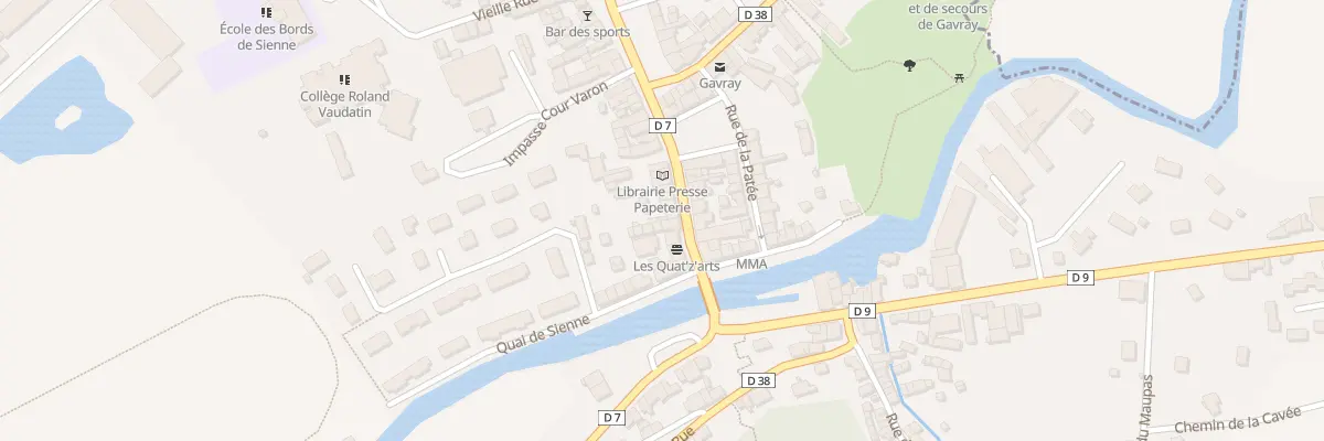 Plan du 11 Rue de la Libération à Gavray-sur-Sienne