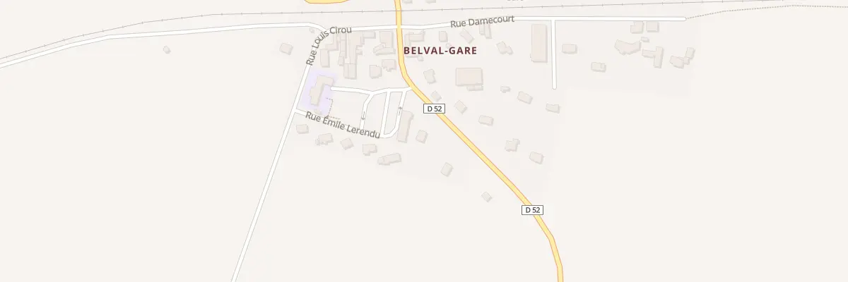 Plan du 12 Rue de Cerisy à Belval