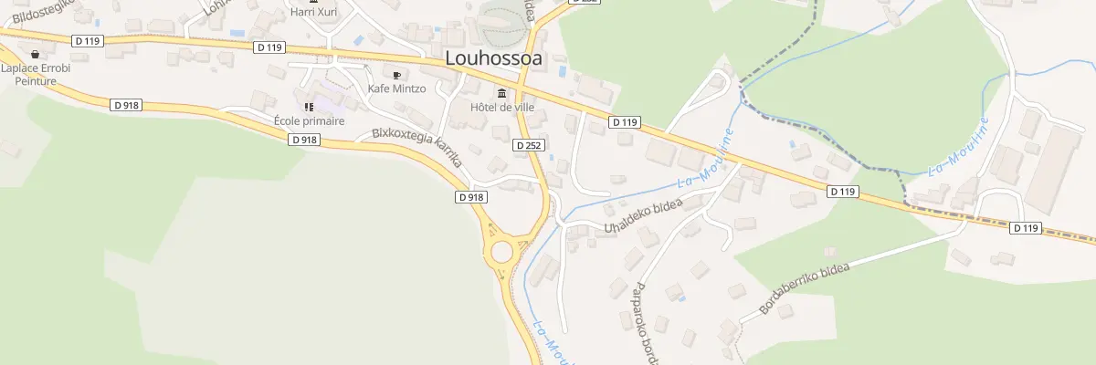 Plan du 80 Karrika Nagusia à Louhossoa