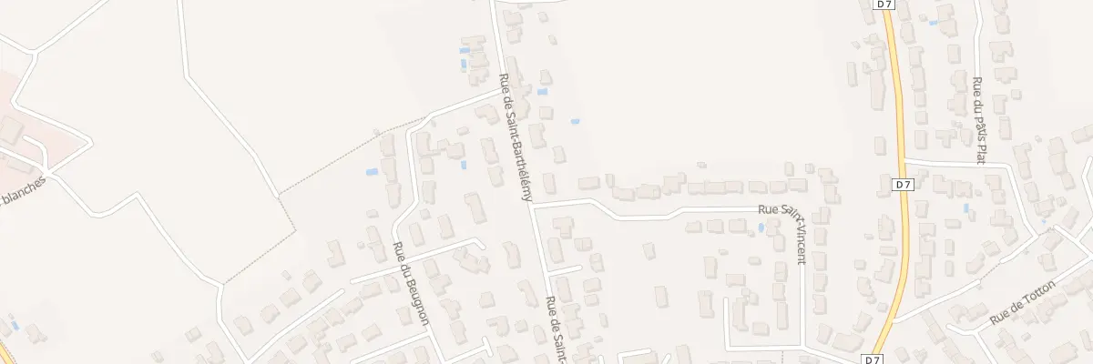 Plan du 33 Rue de Saint Barthelemy au Loroux-Bottereau