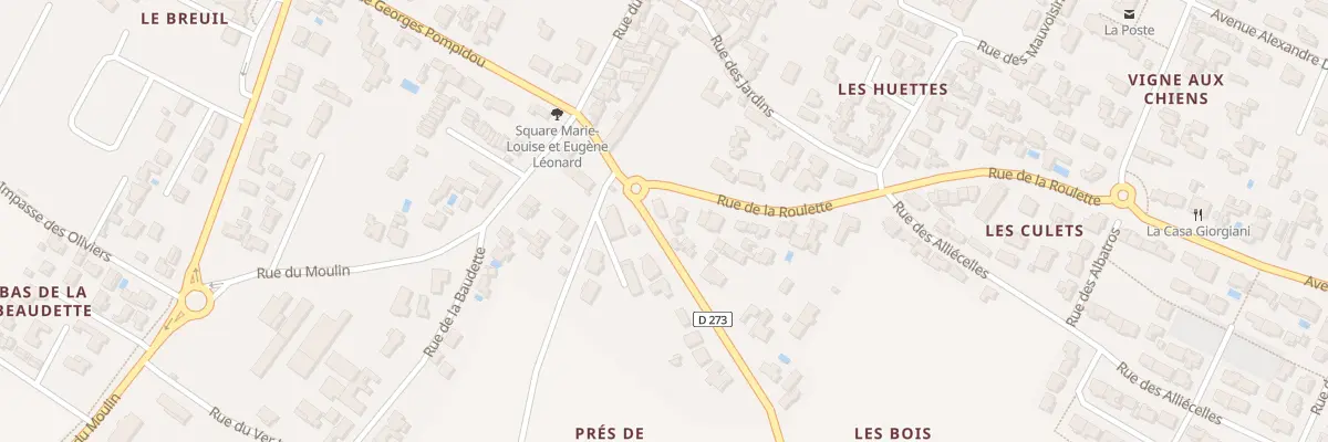 Plan du 40 Rue de la Roulette à La Brée-les-Bains