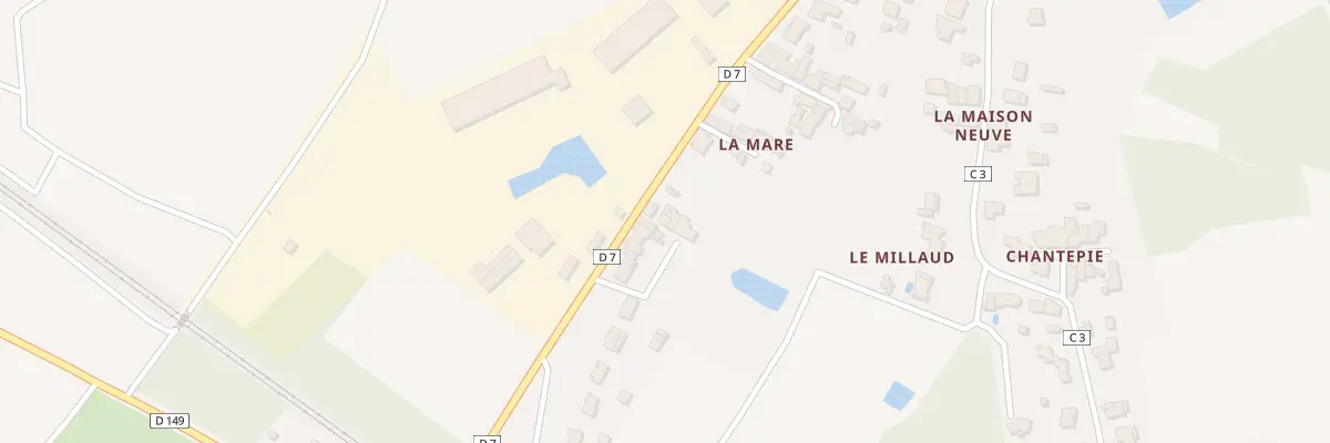 Plan du 34B La Mare au Pallet