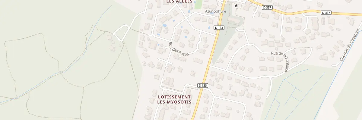 Plan du 8 Rue des Roses à Saubion