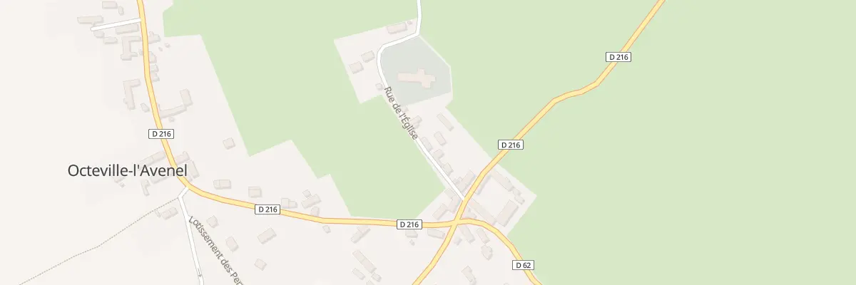Plan du 6 Rue de l’Eglise à Octeville-l’Avenel