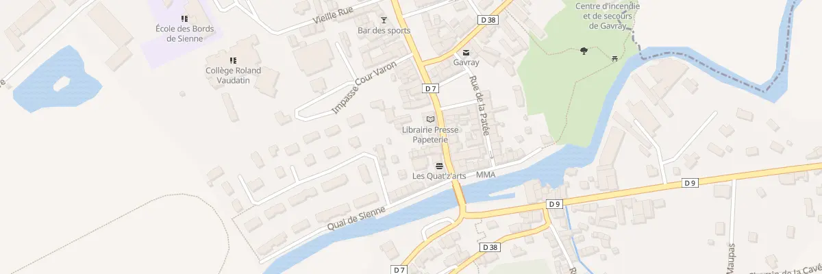 Plan du 17 Rue de la Libération à Gavray-sur-Sienne