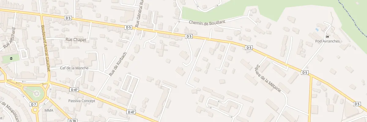Plan du 64B Rue du Cdt Bindel - Avranches à Avranches
